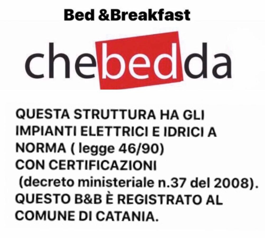 Chebedda B&B 카타니아 외부 사진